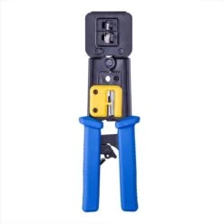 Cablexpert Professionele Krimptang Met Ratelmechanisme Voor RJ11, RJ12 En RJ45 Doorsteekmontage Connectoren / Metaal