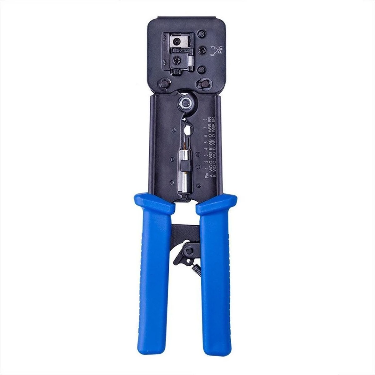 Cablexpert Professionele Krimptang Met Ratelmechanisme Voor RJ11, RJ12 En RJ45 Doorsteekmontage Connectoren / Metaal 4 Cablexpert Professionele Krimptang Met Ratelmechanisme Voor RJ11, RJ12 En RJ45 Doorsteekmontage Connectoren / Metaal - Afbeelding 2