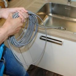 TETRA Ontstoppingsveer 10 M - Ø 6mm - Reinigingsveer - Afvoerontstopper - Gootsteenontstopper -Makita Winkel 1200x1200 1985