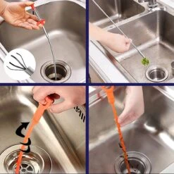 AWEMOZ Ontstoppingsveer RVS 60 Cm + Rager - Gootsteenontstopper Set - WC Ontstopper - Afvoer Verstopt - Rioolveer -Makita Winkel 1200x1200 1995