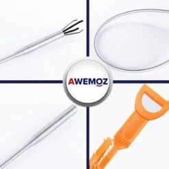 AWEMOZ Ontstoppingsveer RVS 60 Cm + Rager - Gootsteenontstopper Set - WC Ontstopper - Afvoer Verstopt - Rioolveer -Makita Winkel 1200x1200 1996