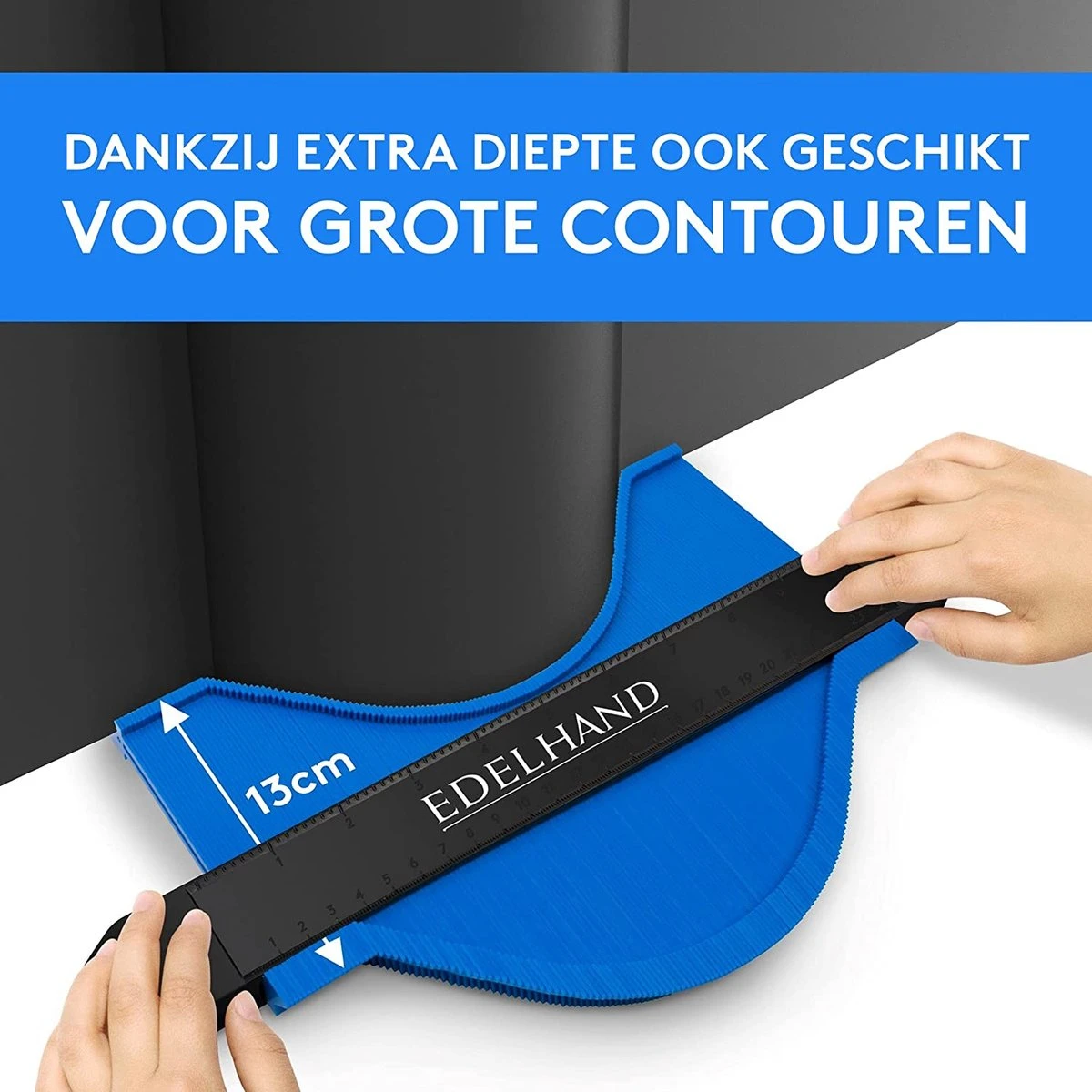 EDELHAND© Contourmal Groot Met Houder In Praktische Set Van 2 - Contrameter Als Duplicaatmeter Met Extra Diepte - Ambachtelijk Gereedschap Gadget Als Cadeau Voor Man En Vader 6 EDELHAND© Contourmal Groot Met Houder In Praktische Set Van 2 - Contrameter Als Duplicaatmeter Met Extra Diepte - Ambachtelijk Gereedschap Gadget Als Cadeau Voor Man En Vader - Afbeelding 4