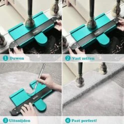 Optimus Professionele Aftekenhulp Met 2 Locks - 25cm X 8cm - Profielmeter - Profielaftaster - Meethulp - Profielmal - Profielkam - Laminaat Legset -Makita Winkel 1200x1200 2045