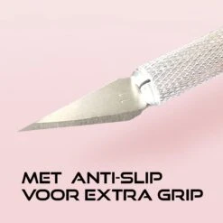 Scalpel Mesjes Set - 43 Delige Hobbymes Set - 1 Liniaal Staal / 2 Scalpels / 40 Reserve Scalpel Mesjes -Makita Winkel 1200x1200 2065