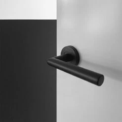 Merkloos Zwarte Deurklink WC Sluiting Met Rozet - Zwarte Deurkruk - Zwarte Klink - Zwart Deurbeslag - Deurklink Zwart -Makita Winkel 1200x1200 2143