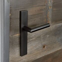 Impresso London Deurklink Zwart – Deurbeslag - Binnendeur – Deurkruk Met Schild – Blind – Langwerpig Deurschild – 230 X 40 X 9 Mm -Makita Winkel 1200x1200 2149