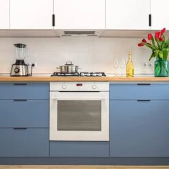 Handgreep Plat Zwart Inclusief Schroeven | 10cm | Handgrepen Kast | Meubelhandvat | Landelijke Greep | Industriële Keukengreep | Hand Grepen | Robuust | Deurgreep Staal | Metaal | Strak Meubelbeslag | Schuifdeur | Handvat | Greep | Ladegreep -Makita Winkel 1200x1200 2150