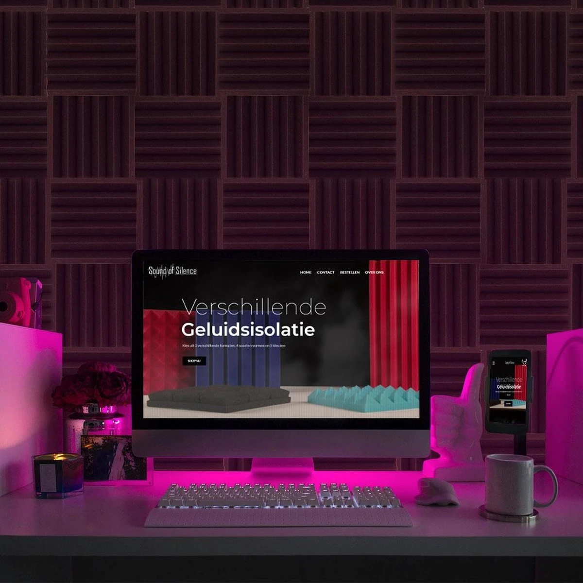 Zelfklevende Geluidsisolatie Wedge | Akoestische Panelen | Isolatieplaten | Zelfklevende Wandpanelen | Studioschuim | | Geluidsdemper | 30 X 30 X 5 Cm | 0,53m2 | 6 Stuks - Zwart 7 Zelfklevende Geluidsisolatie Wedge | Akoestische Panelen | Isolatieplaten | Zelfklevende Wandpanelen | Studioschuim | | Geluidsdemper | 30 X 30 X 5 Cm | 0,53m2 | 6 Stuks - Zwart - Afbeelding 5