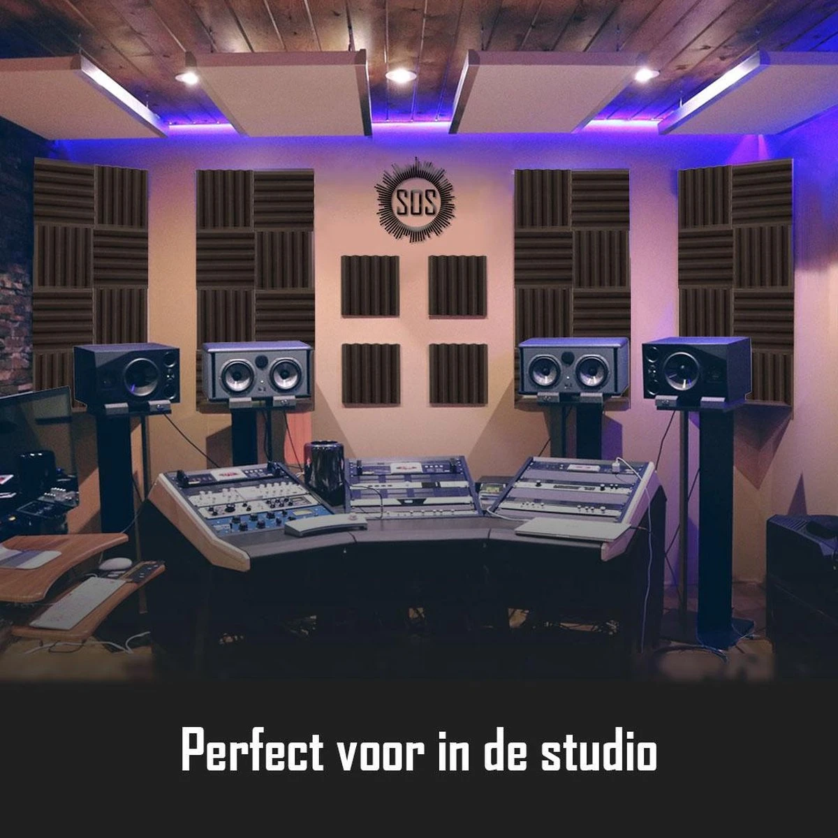 Zelfklevende Geluidsisolatie Wedge | Akoestische Panelen | Isolatieplaten | Zelfklevende Wandpanelen | Studioschuim | | Geluidsdemper | 30 X 30 X 5 Cm | 0,53m2 | 6 Stuks - Zwart 8 Zelfklevende Geluidsisolatie Wedge | Akoestische Panelen | Isolatieplaten | Zelfklevende Wandpanelen | Studioschuim | | Geluidsdemper | 30 X 30 X 5 Cm | 0,53m2 | 6 Stuks - Zwart - Afbeelding 6