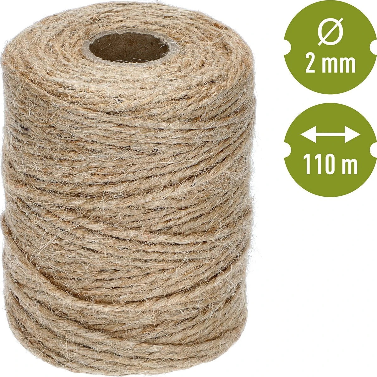 Jute Touw 110 Meter X 2 Mm 250 Gram 9 Jute Touw 110 Meter X 2 Mm 250 Gram - Afbeelding 7