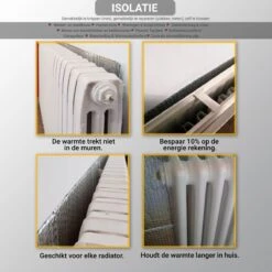 Merkloos Radiatorfolie 5 Meter Incl 6 Magneten - Radiator Folie - Radiatorfolie Met Magneten - Radiatorfolie Met Magneet - 500x50cm -Makita Winkel 1200x1200 2266