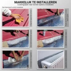 Merkloos Radiatorfolie 5 Meter Incl 6 Magneten - Radiator Folie - Radiatorfolie Met Magneten - Radiatorfolie Met Magneet - 500x50cm -Makita Winkel 1200x1200 2268