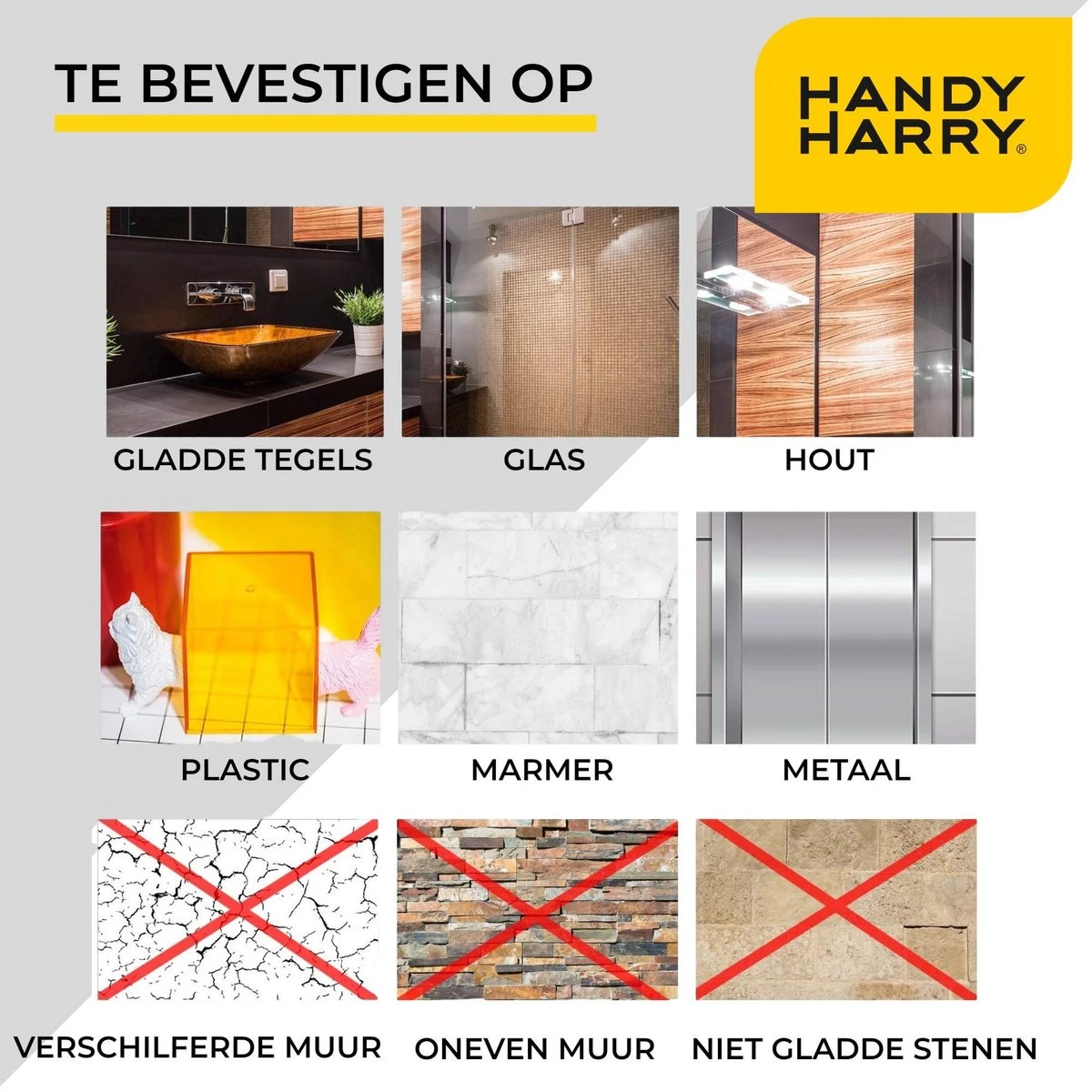 Handy Harry® Dubbelzijdig Magic Nano Gekko Grip Tape - Dubbelzijdige Tape - Herbruikbaar En Wasbaar - 6 Meter 8 Handy Harry® Dubbelzijdig Magic Nano Gekko Grip Tape - Dubbelzijdige Tape - Herbruikbaar En Wasbaar - 6 Meter - Afbeelding 6