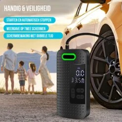Westhome Luchtcompressor Bandenpomp - Elektrische Fietspomp- 5-in-1 - Zwart -Makita Winkel 1200x1200 228