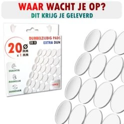 TENTA® Dubbelzijdig Tape Plakkers Extra Dun - 20mm X 1mm - 25x -Makita Winkel 1200x1200 2307