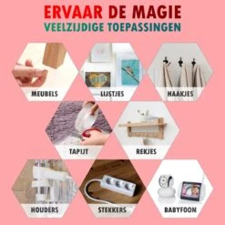 TENTA® Dubbelzijdig Tape Extra Sterk - Krachtig - Makkelijk - Duurzaam - 3m X 25mm X 2mm -Makita Winkel 1200x1200 2327