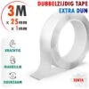 TENTA® Dubbelzijdig Tape Extra Dun - Krachtig - Makkelijk - Duurzaam - 3m X 25mm X 1mm 2 TENTA® Dubbelzijdig Tape Extra Dun - Krachtig - Makkelijk - Duurzaam - 3m X 25mm X 1mm -Makita Winkel 1200x1200 2336