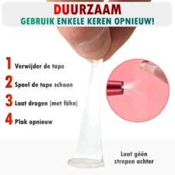 TENTA® Dubbelzijdig Tape Extra Dun - Krachtig - Makkelijk - Duurzaam - 3m X 25mm X 1mm -Makita Winkel 1200x1200 2338