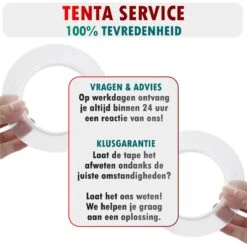 TENTA® Dubbelzijdig Tape Extra Dun - Krachtig - Makkelijk - Duurzaam - 3m X 10mm X 1mm -Makita Winkel 1200x1200 2371