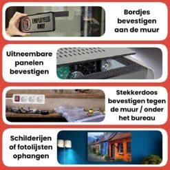 3M Dual Lock - 2 Meter - Ultra Sterke Klittenband Zelfklevend - Zwart -Makita Winkel 1200x1200 2377