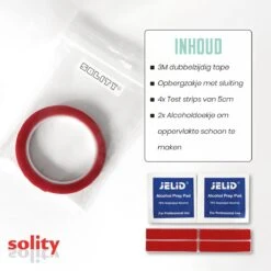 SOLITY® Dubbelzijdig Tape - Montagetape - Extra Sterk - Inclusief Extra’s - Transparant - 3m X 10mm 19 SOLITY® Dubbelzijdig Tape - Montagetape - Extra Sterk - Inclusief Extra’s - Transparant - 3m X 10mm -Makita Winkel 1200x1200 2397