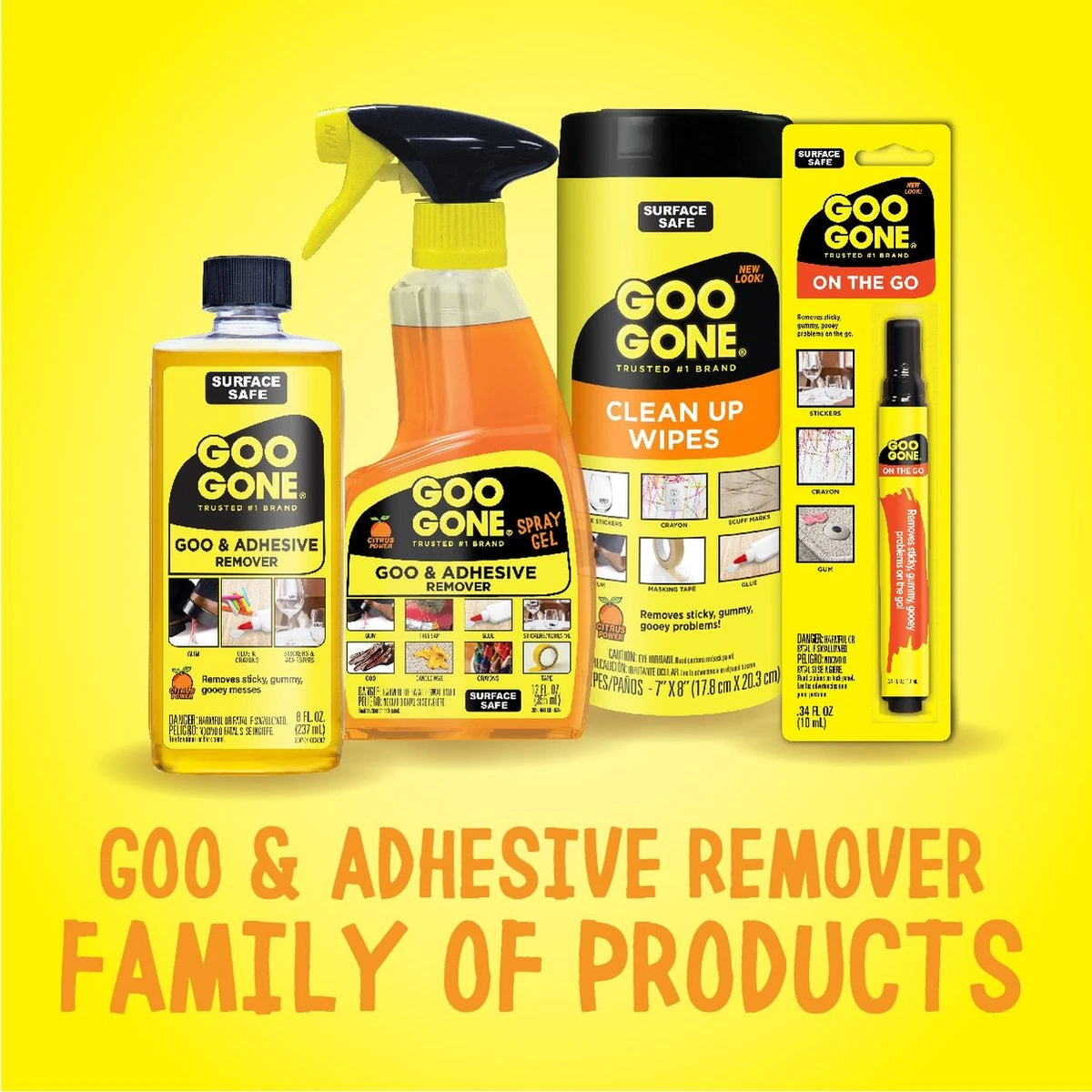 Goo Gone Pro-Power - Lijmverwijderaar - Goo Verwijderaar - Lijmvlekken, Kauwgom, Stickers, Oplosmiddel - 237 Ml 5 Goo Gone Pro-Power - Lijmverwijderaar - Goo Verwijderaar - Lijmvlekken, Kauwgom, Stickers, Oplosmiddel - 237 Ml - Afbeelding 3