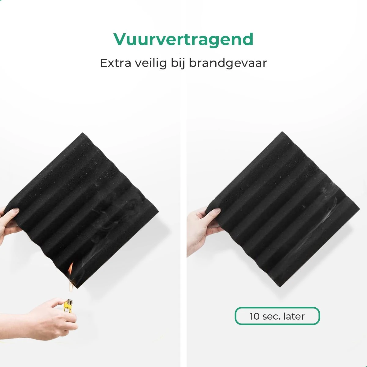 Geluidsisolatie Zelfklevend Door Akoestische Panelen – 16 Stuks – Zwarte Geluidsdemper – Avint Goods 8 Geluidsisolatie Zelfklevend Door Akoestische Panelen – 16 Stuks – Zwarte Geluidsdemper – Avint Goods - Afbeelding 6