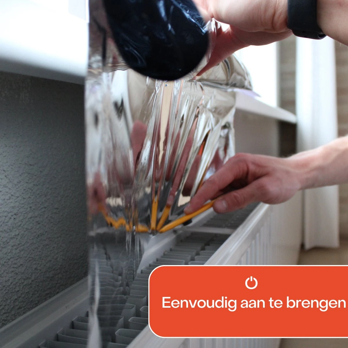 Econy Radiatorfolie – 750cm X 50cm – Dubbelzijdige Tape – Radiatorfolie Op Radiator – Isolatiefolie Radiator 4 Econy Radiatorfolie – 750cm X 50cm – Dubbelzijdige Tape – Radiatorfolie Op Radiator – Isolatiefolie Radiator - Afbeelding 2