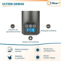 FlowIT Draagbare Compressor Bandenpomp - Elektrische Fietspomp - Luchtcompressor Oplaadbaar - Fiets Tot Auto -Makita Winkel 1200x1200 253