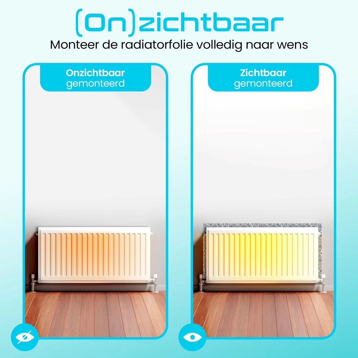 Eco Heatwave Radiator Ventilator Trio Set - Inc. Radiatorfolie Met Stickers - Compleet Pakket Met Bevestigingsmateriaal – Energie Besparend – Cv Ventilator Geschikt Voor Radiator En Convector Verwarming 11 Eco Heatwave Radiator Ventilator Trio Set - Inc. Radiatorfolie Met Stickers - Compleet Pakket Met Bevestigingsmateriaal – Energie Besparend – Cv Ventilator Geschikt Voor Radiator En Convector Verwarming - Afbeelding 9