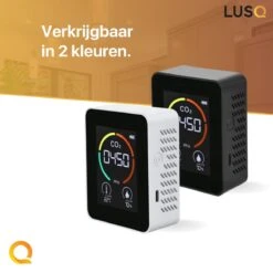 LUSQ® - Professionele - 3 In 1 CO2 Meter - CO2 Meter Horeca - Draadloos - Zwart -Makita Winkel 1200x1200 2657