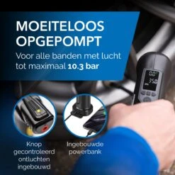 Donrox Ride A922 Draagbare Compressor Bandenpomp - 12V Luchtcompressor Oplaadbaar - Fiets Tot Camper - Elektrische Fietspomp -Makita Winkel 1200x1200 266