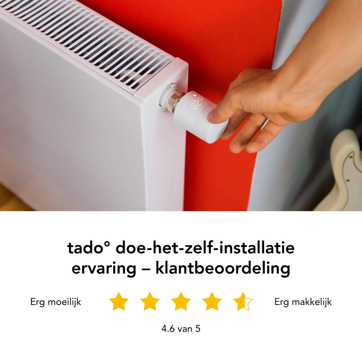 Tado° Slimme Radiatorknop - 1 Stuk Uitbreiding 11 Tado° Slimme Radiatorknop - 1 Stuk Uitbreiding - Afbeelding 9