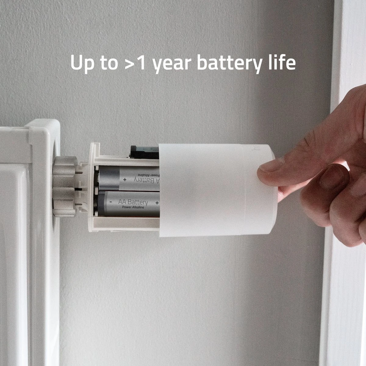 Hombli Smart Radiator Thermostat Expansion Pack (2+1) – Slimme Radiatorknop – Thermostaatkraan – Bluetooth – Bediening Via App - Open Raam Detectie – Verbruiksoverzicht – Spraakbesturing Met Google, Alexa En Siri 4 Hombli Smart Radiator Thermostat Expansion Pack (2+1) – Slimme Radiatorknop – Thermostaatkraan – Bluetooth – Bediening Via App - Open Raam Detectie – Verbruiksoverzicht – Spraakbesturing Met Google, Alexa En Siri - Afbeelding 2