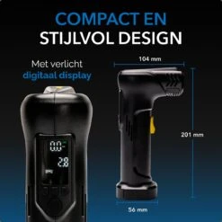 Donrox Ride A922 Draagbare Compressor Bandenpomp - 12V Luchtcompressor Oplaadbaar - Fiets Tot Camper - Elektrische Fietspomp -Makita Winkel 1200x1200 269