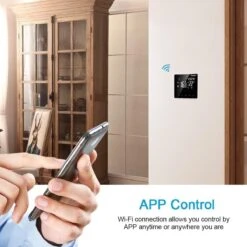 TechU™ Slimme Thermostaat Wit – Alleen Voor Elektrische Vloerverwarming – Bediening Met App & Wifi -Makita Winkel 1200x1200 2738