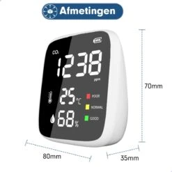 Akyol - Co2 Meter - CO2 Melder Met Thermometer En Luchtvochtigheidsmeter - Co2 Meter Binnen - Co2 Meter - Luchtkwaliteitsmeter 16 Akyol - Co2 Meter - CO2 Melder Met Thermometer En Luchtvochtigheidsmeter - Co2 Meter Binnen - Co2 Meter - Luchtkwaliteitsmeter -Makita Winkel 1200x1200 2766