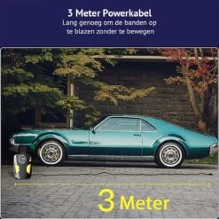 Olvy Elektrische Bandenpomp - Luchtcompressor 12V - Compressor Bandenpomp - Fiets/Auto/Motor/Bal/Luchtbed - Met 4 Opzet Stukken -Makita Winkel 1200x1200 289