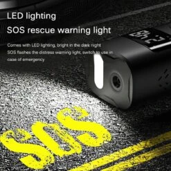 Auto Luchtcompressor, 150PSI Elektrische Draagbare Luchtpomp Mini Handheld Batterij Band Inflator 6000mAh Power Bank LED Noodverlichting Voor Auto Motor Fiets Bal -Makita Winkel 1200x1200 309