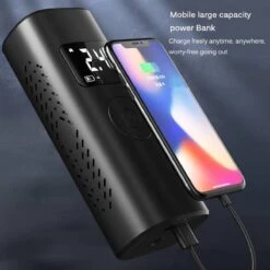 Auto Luchtcompressor, 150PSI Elektrische Draagbare Luchtpomp Mini Handheld Batterij Band Inflator 6000mAh Power Bank LED Noodverlichting Voor Auto Motor Fiets Bal -Makita Winkel 1200x1200 310