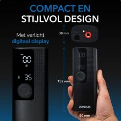 Donrox Ride F522 Draagbare Compressor Bandenpomp - Luchtcompressor Oplaadbaar - Fiets Tot Auto - Elektrische Fietspomp -Makita Winkel 1200x1200 314