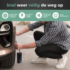 MEVON - Multifunctionele Compressor - Fietspomp - Elektrische Draagbare Bandenpomp - Luchtcompressor - 6000mAh Accu -Makita Winkel 1200x1200 340