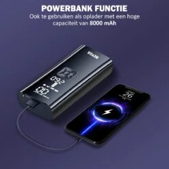 MEVON - Multifunctionele Compressor - Fietspomp - Elektrische Draagbare Bandenpomp - Luchtcompressor - 8000mAh Accu -Makita Winkel 1200x1200 347