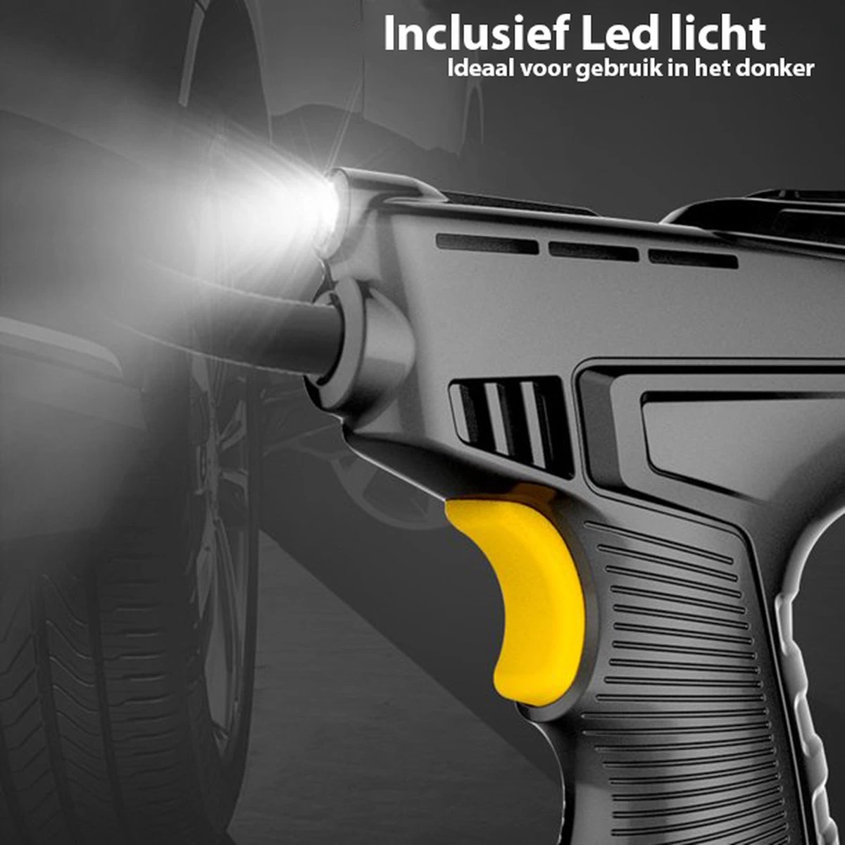 Draagbare Compressor Bandenpomp – 12V Luchtcompressor – Fiets, Auto Tot Camper – Elektrische Fietspomp 8 Draagbare Compressor Bandenpomp – 12V Luchtcompressor – Fiets, Auto Tot Camper – Elektrische Fietspomp - Afbeelding 6