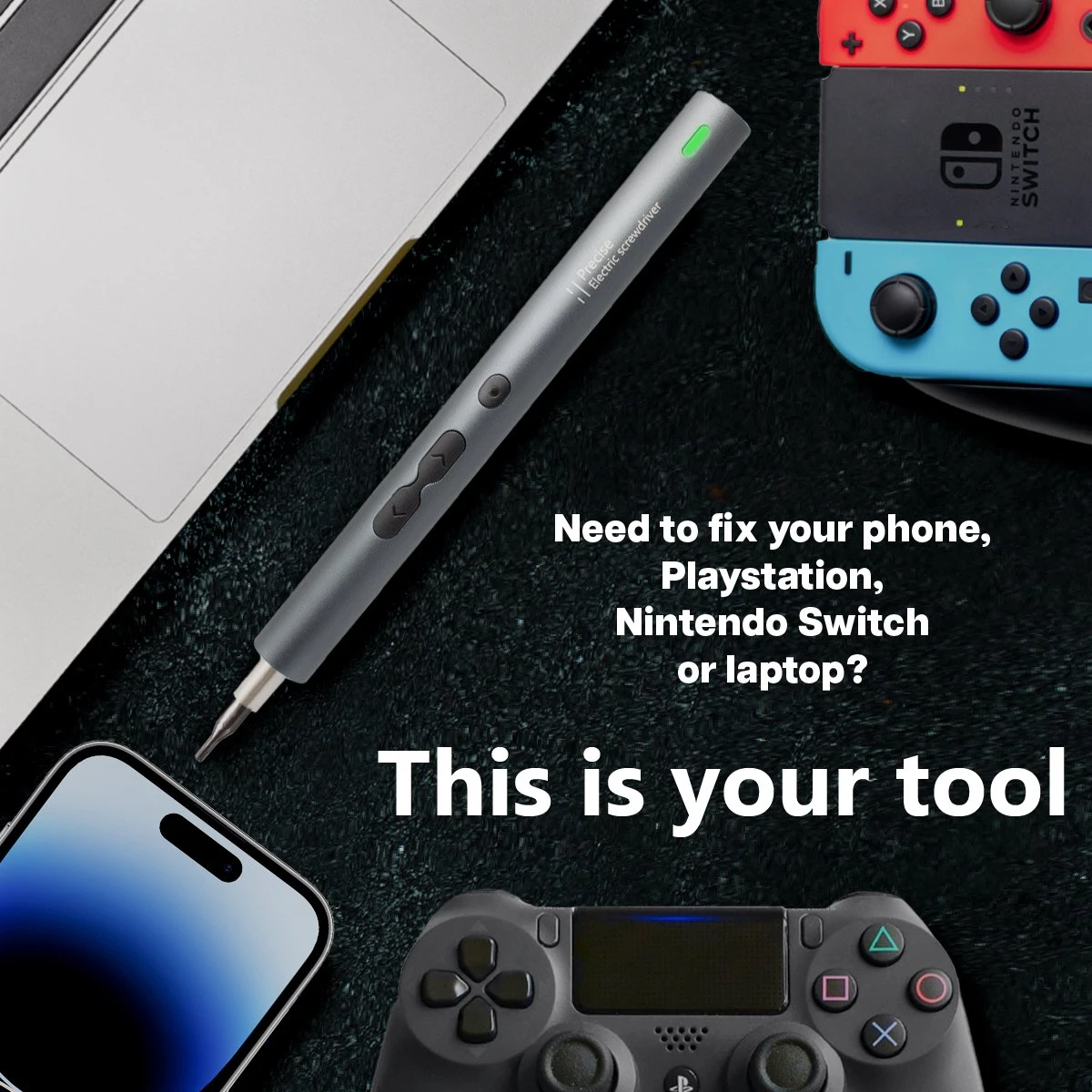 MMOBIEL Precisie Elektrische Schroevendraaier Set – 28-in-1 Automatische Schroevendraaier Set Met LED Licht 8 MMOBIEL Precisie Elektrische Schroevendraaier Set – 28-in-1 Automatische Schroevendraaier Set Met LED Licht - Afbeelding 6