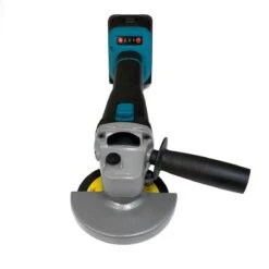 Deutsche Stahl Haakse Slijper - Slijptol - Gereedschap - Slijpmachine - Draadloos - 24V Accu - 2 Batterijen - 7000RPM - 1 Uur Snellader - 2 Zaagblad Van 125mm - Softgrip - Met Tas - Blauw -Makita Winkel 1200x1200 441