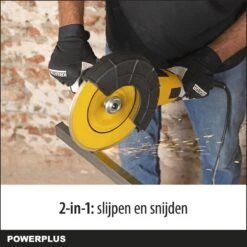 Powerplus POWX06250 Haakse Slijper Set - 115mm - 230mm - 750w - 2000w - Inclusief Slijpschijven En Opbergtas -Makita Winkel 1200x1200 448