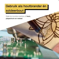 Houtbrander Set - 43 Delig - Pyrografie - Soldeerbout - Houtbrander Voor Hobby - Soldeerset -Makita Winkel 1200x1200 467