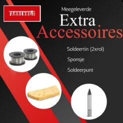 Complete Soldeerset - Soldeerbout Met Soldeerstation Inclusief Tin & Spons - Instelbare Temperatuur - MAX. 500 ºC - 60W 14 Complete Soldeerset - Soldeerbout Met Soldeerstation Inclusief Tin & Spons - Instelbare Temperatuur - MAX. 500 ºC - 60W -Makita Winkel 1200x1200 489