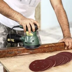 Faseras Schuurschijf/Schuurpapier Set - 120 Stuks - 125MM - 60/80/120/180/240 Grit - Klittenbandbevestiging - Voor Excentrische Schuurmachines -Makita Winkel 1200x1200 548